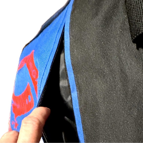 NATIONAL HIGH SCHOOL RODEO ASSOC MESSENGER CANVAS LAPTOP SHOULDER BAG W/POCKETS - Picture 4 of 6